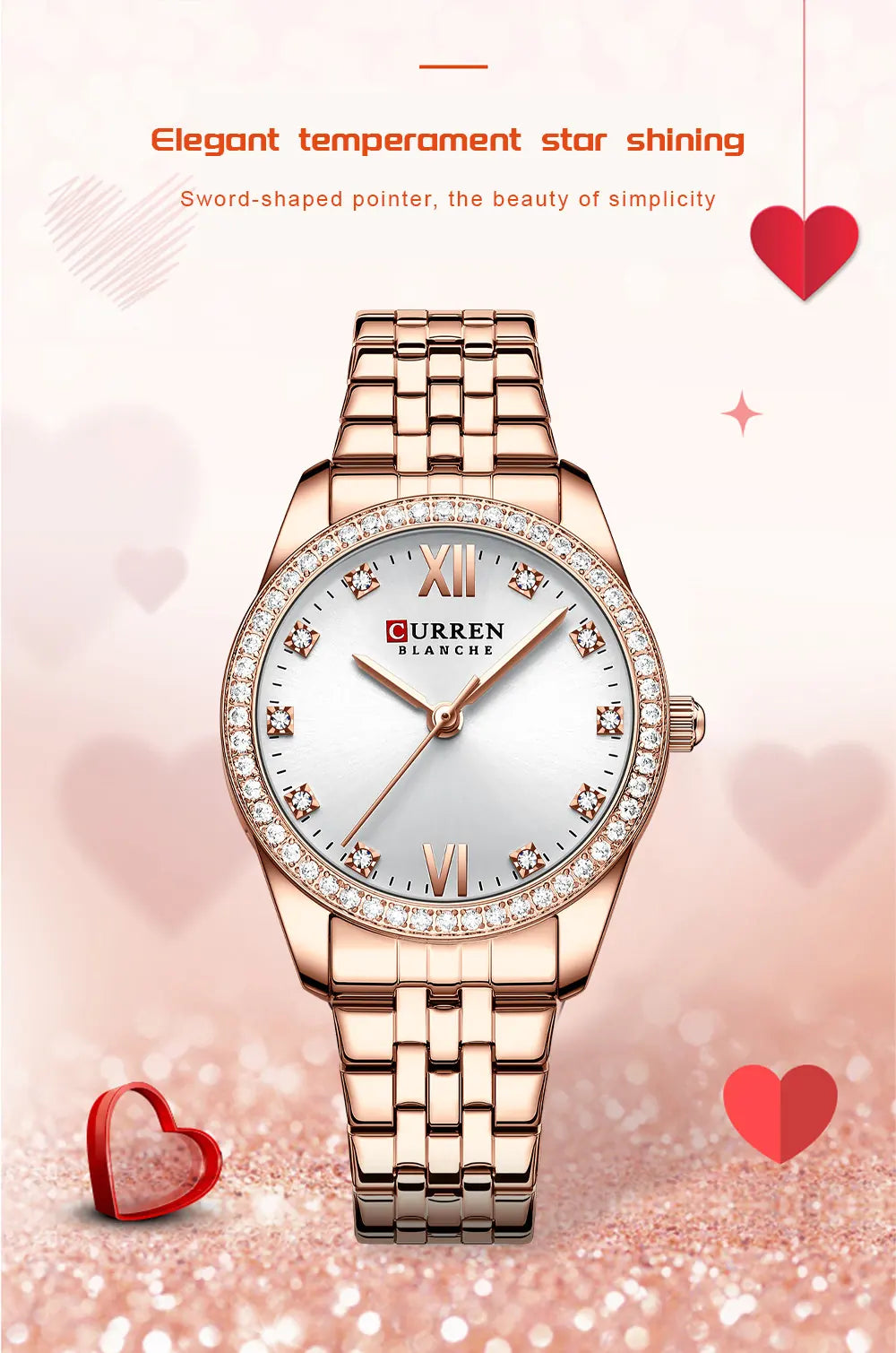 Reloj Curren 9086 Dama - Rapido Hispano