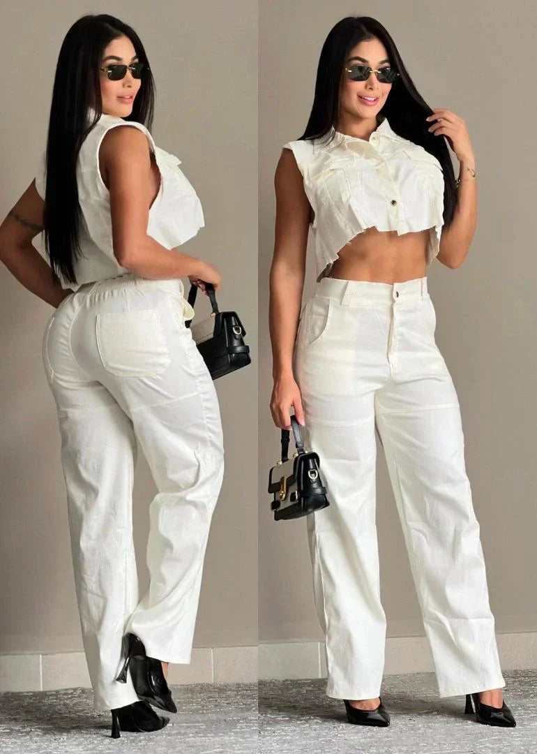 Conjunto Bengalina Chaleco - Rapido Hispano