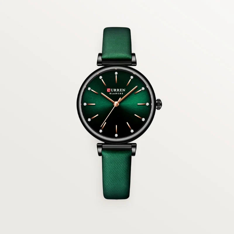 RELOJ DE CUERO CURREN 9081 DAMA