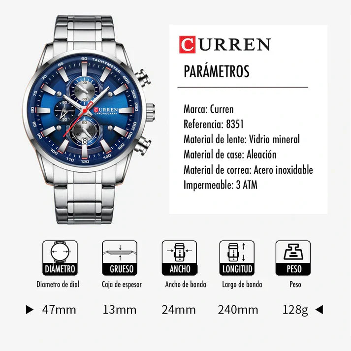Reloj Curren 8351 - Rapido Hispano