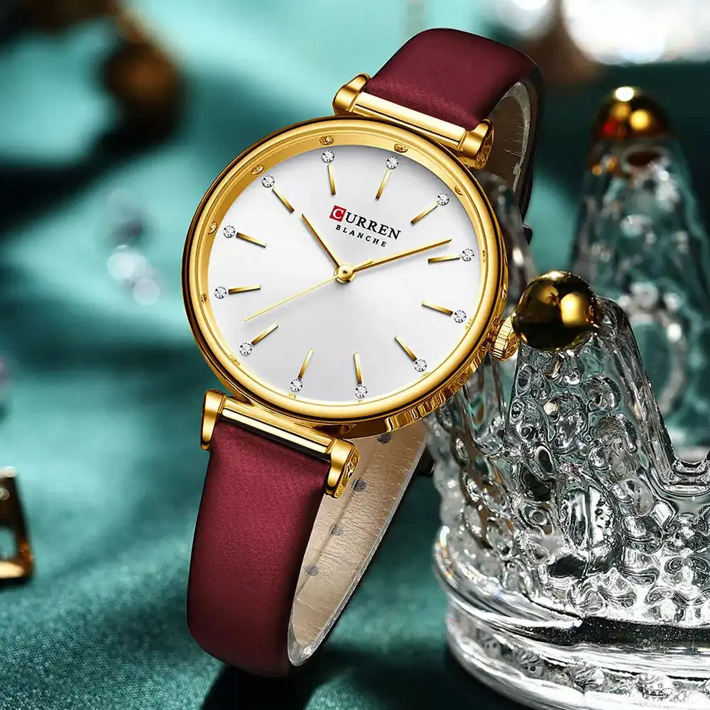 Reloj Curren 9081 Cuero Dama de Negocios - Rapido Hispano