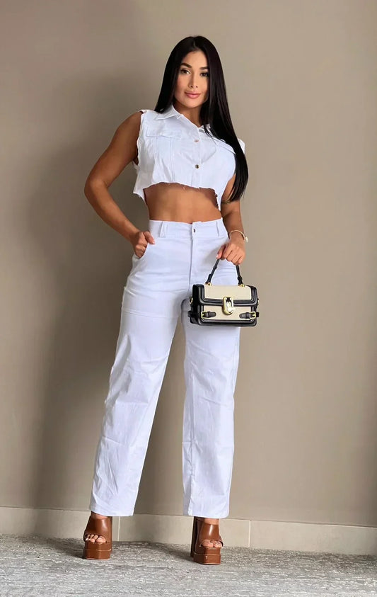 Conjunto Bengalina Chaleco - Rapido Hispano 