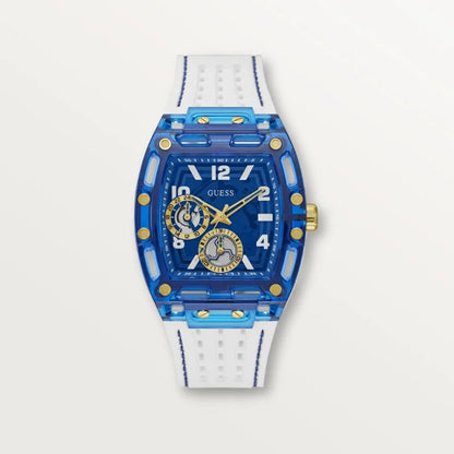RELOJ GUESS HOMBRE PHOENIX - RELOJ SILICONA BLANCO GW0499G6