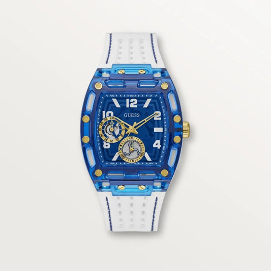 RELOJ GUESS HOMBRE PHOENIX - RELOJ SILICONA BLANCO GW0499G6