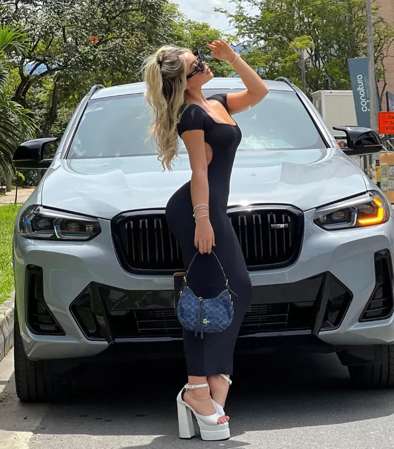 VESTIDO SUPLEX LARGO