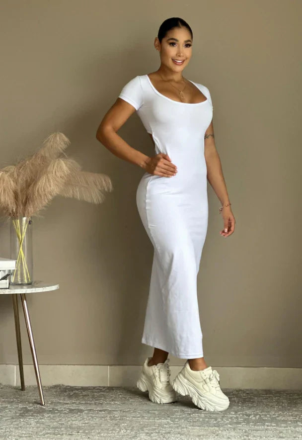 VESTIDO SUPLEX LARGO