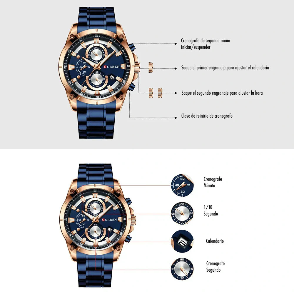 Reloj Curren 8360 - Rapido Hispano 