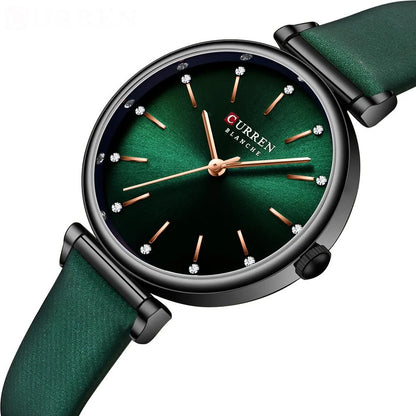 Reloj Curren 9081 Cuero Dama de Negocios - Rapido Hispano 